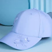 sombreros de béisbol con logo de bordado liso gorra deportiva de 6 paneles personalizados