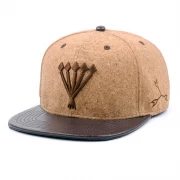 houten snapback cap