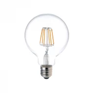 China Round G125 8W Long Filament LED Light Bulb manufacturer