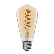 China Classic Flexible LED Filament bulbs ST64 4W manufacturer