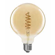 China Flexible LED Globe Filament bulbs G125 4W manufacturer