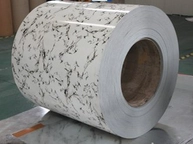 porcelana El patrón de piedra de mármol cubrió la bobina de aluminio fabricante