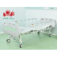 porcelana D356a Cama de hospital con dos manivelas cama de hospital fabricante