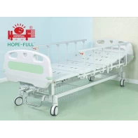 porcelana D358a Cama de hospital con dos manivelas cama de hospital fabricante