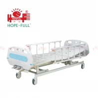 China LuckyMed Sa636a Three function manual hospital bed manufacturer