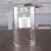 porcelana 6 pulgadas de vidrio huracán candelabros a granel candelabro al por mayor fabricante