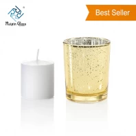 China CD007 New Fashion Custom Logo Glass Gold Candle Holder Supplier From China manufacturer