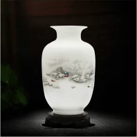 porcelana China mayorista jarrón de cerámica muy decorar jarrón exportador fabricante