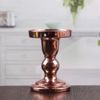 China Fuchsia pillar candle holders replacement glass candle holders for sconces manufacturer