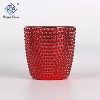 China Red metal candle holders tealight candle holders wholesale manufacturer