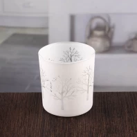 China Round votive candle holders white candle holders sale manufacturer