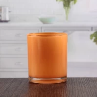 China Wholesale small orange candle holders bulk votive holders manufacturer