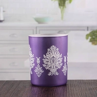Chine Porte-bougies violet violet fabricant de bougies en verre fabricant