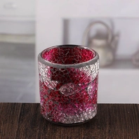 Chine Bougies en forme de bougie à la mosaïque rouge fabricant