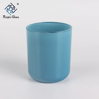 China Großhandel hochwertige Keramik Kerzenhalter blau Kerzenhalter 3er Set Hersteller