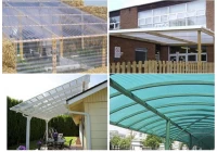China What are the advantages of building a sun canopy with lighting panels manufacturer