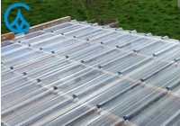 What are the functions of transparent plastic roof slabs?