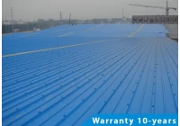 Can plastic PVC roof panels be used as double-sided sloping roofs?