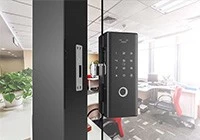 China new design fingerprint digital password RFID glass door lock to enhance your security experience