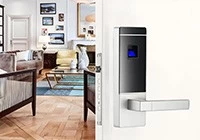 Sblocca il futuro con la nostra piccola serratura biometrica per porta interna con impronta digitale Smart Home