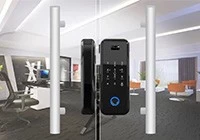 Aumenta la sicurezza con la nostra password RF Card, telecomando, tastiera, serratura intelligente in vetro senza telaio: una fusione di stile e tecnologia