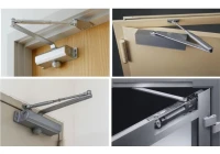 Hochleistungshydraulische automatische Tür näher hilft die Aufrüstung der Sicherheit für Hotels und Feuerwehrtüren