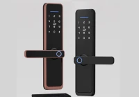 Solución de acceso inteligente: Cerradura biométrica con huella digital Bluetooth con aplicación Tuya para puertas de aluminio