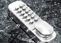 La serrure à mortaise à empreinte digitale fabriquée en Chine offre un accès à quatre voies