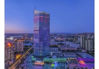 スワン シティ インターナショナル ホテル |ホワイトクリスタルのバックライト付きの壁