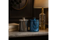 500ml Lilin Kaca Mewah: Corak yang disesuaikan  Reka Bentuk Tudung Untuk Meningkatkan Ritual Lilin Anda