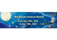 China Mid-Autumn Festival Day Holiday Notice manufacturer