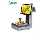 China (POS-S002)Windows 7 Retail POS Tablet Point of Sale POS Systems Barcode Printer Weighing Scales  All-In-One POS Scale With Thermal Printer manufacturer