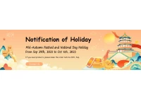 China The Mid-Autumn Festival and National Day Holiday Notice manufacturer