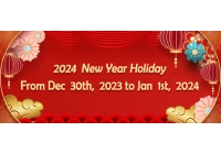 Chine Avis de vacances du Nouvel An 2024 fabricant