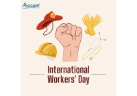Chiny OCOM Zawiadomienie o urlopie z okazji Święta Pracy producent