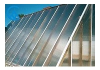 Qual folha de cobertura pode ser usada para construir uma sala de sol