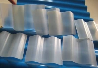Applicazione di piastrelle trasparenti in PVC e piastrelle trasparenti FRP