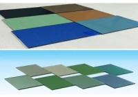 How to distinguish tinted float glass and reflective glass ?