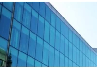Fireproof processing about the glass curtain wall