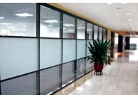 Does Clear Float Glass or Acid Etched glass used for partition?