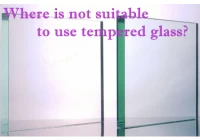 Anwendung Begrenzung von gehärtetem Glas