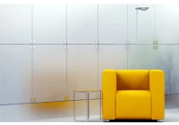 What are the characteristics of frosted glass?
