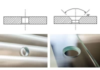 Process of drilling holes in glass ( tempered glass, laminated glass)