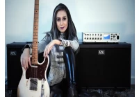 China O guitarrista brasileiro de beleza LARI BASILIO se junta à família DV MARK fabricante