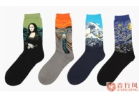 中国 把艺术袜子穿上你的脚上 制造商