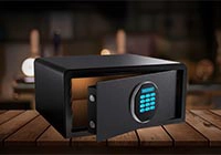 Coffre-fort innovant pour chambre d'hôtel à clavier numérique LED : amélioration de la sécurité des chambres d'hôtel