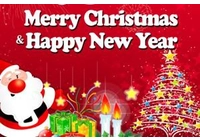 Feliz Navidad y feliz año nuevo
