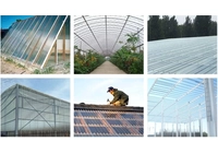 ZXC panel bumbung beralun PVC yang jelas dan lutsinar memborong
