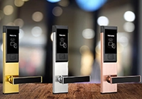 Sicherheit der nächsten Generation: Intelligenter Schlüsselkartenleser, sichere elektronische RFID-NFC-schlüssellose Tür, intelligente Hotelschlösser