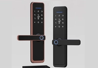 Intelligente Zugangslösung: Tuya App Bluetooth Biometrisches Fingerabdruckschloss für Aluminiumtüren
